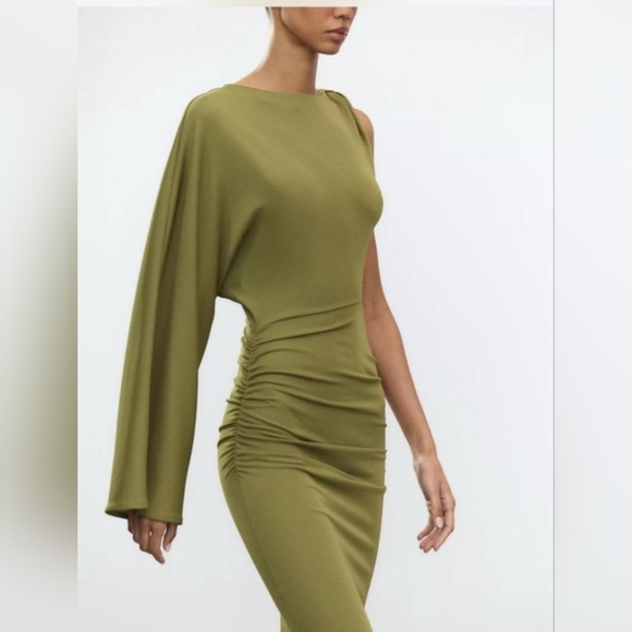 Zara Cut Out Midi Dress - Picture 5 of 8